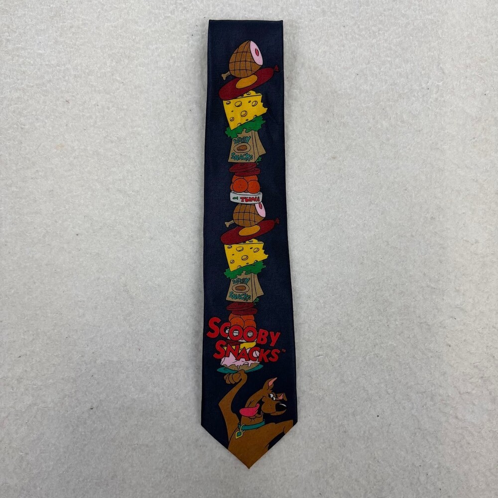 Vintage Retro 1997 Scooby Doo Cartoon Character Sandwich Tie  58"